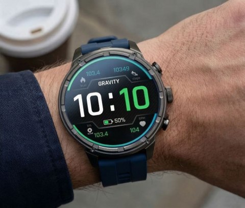 SMARTWATCH MĘSKI GRAVITY GT41-2 - BLUETOOTH CALL, DODATKOWA BRANSOLETA (sg053b)