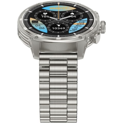 SMARTWATCH MĘSKI GRAVITY GT41-3 - BLUETOOTH CALL, DODATKOWA BRANSOLETA (sg053c)