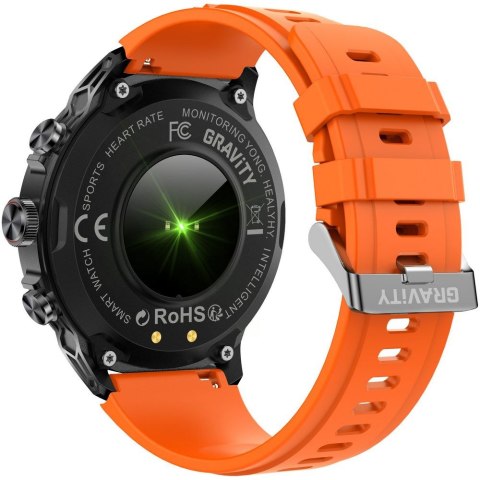 SMARTWATCH MĘSKI GRAVITY GT41-4 - BLUETOOTH CALL, DODATKOWA BRANSOLETA (sg053d)