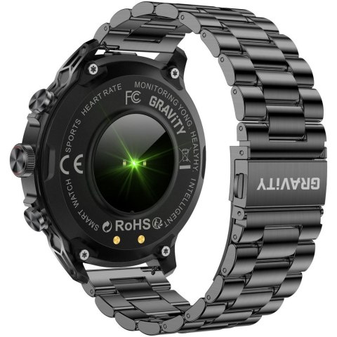 SMARTWATCH MĘSKI GRAVITY GT41-4 - BLUETOOTH CALL, DODATKOWA BRANSOLETA (sg053d)