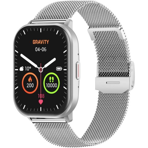 SMARTWATCH DAMSKI GRAVITY GT43-2 - DODATKOWY PASEK (sg054b)