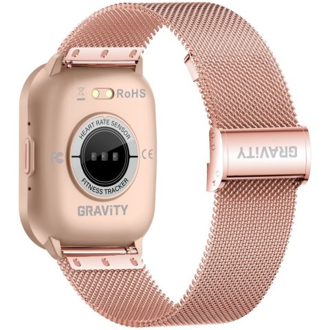 SMARTWATCH DAMSKI GRAVITY GT43-4 - DODATKOWY PASEK (sg054d)