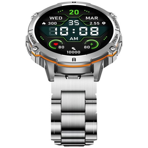SMARTWATCH MĘSKI GRAVITY GT42-4 - AMOLED, DODATKOWA BRANSOLETA (sg056d)