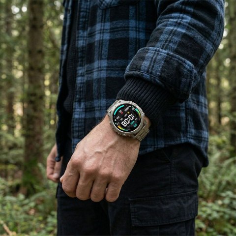 SMARTWATCH MĘSKI GRAVITY GT42-4 - AMOLED, DODATKOWA BRANSOLETA (sg056d)