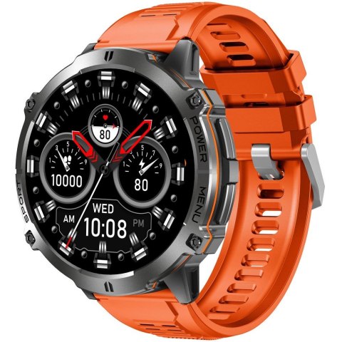 SMARTWATCH MĘSKI GRAVITY GT42-5 - AMOLED, DODATKOWA BRANSOLETA (sg056e)