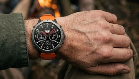 SMARTWATCH MĘSKI GRAVITY GT42-5 - AMOLED, DODATKOWA BRANSOLETA (sg056e)