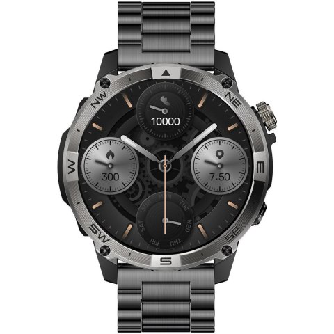 SMARTWATCH MĘSKI GRAVITY GT46-4 - AMOLED, DODATKOWA BRANSOLETA (sg055d)