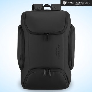 Pojemny plecak na laptopa z portem USB - Peterson
