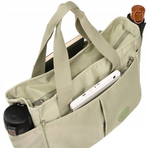 Nylonowy shopper damski - Peterson