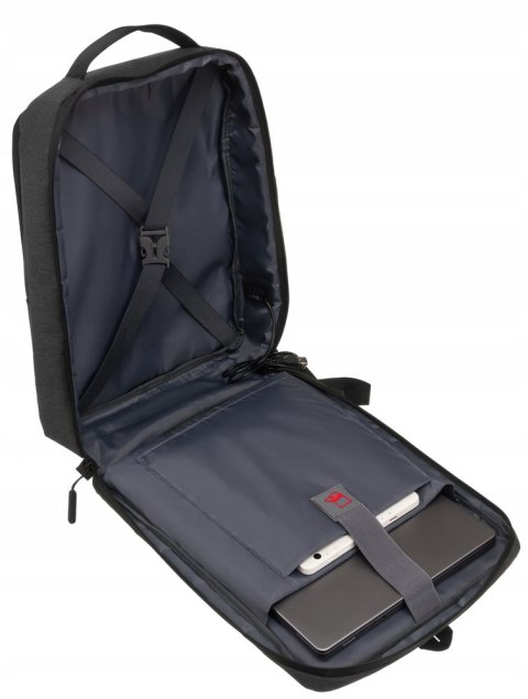 Plecak podróżny z miejscem na laptopa i portem USB - Peterson