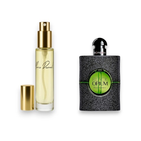 Trwałe perfumy lane z inspiracji Black Opium Illicit Green