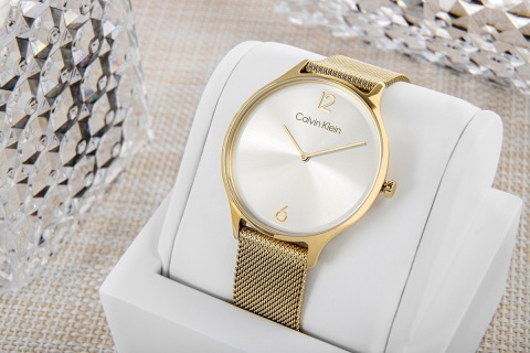 Zegarek Damski CALVIN KLEIN Timeless Mesh 25200003 + BOX