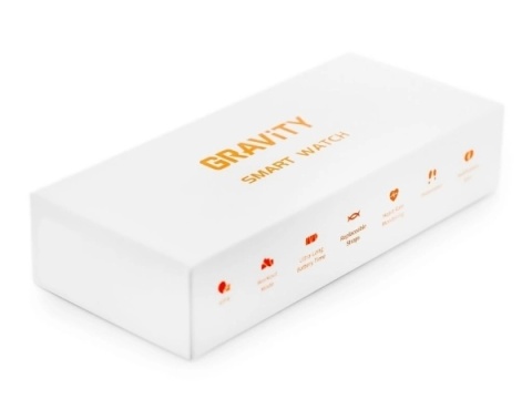 Smartwatch Gravity Różowe Złoto Biały GT25-4