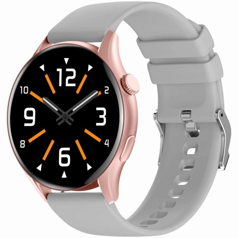 Smartwatch Gravity Różowe Złoto Pasek + Bransoleta GT11-8