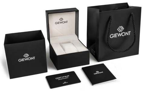 Zegarek Męski Giewont Chronograph Sapphire Brązowo Niebieski GW3520-A5