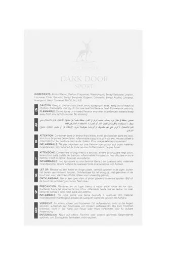 Maison Alhambra Dark Door Sport Edp 100ml