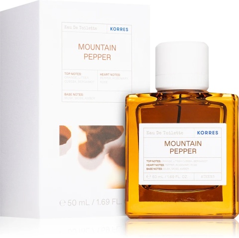 Korres Mountain Pepper – Woda Toaletowa Unisex 50 ml | Świeżość i Przyprawy