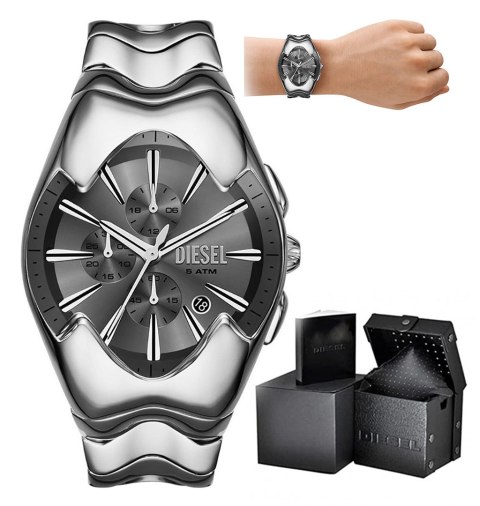 ZEGAREK MĘSKI DIESEL MERCURIAL METAMORPH CHRONOGRAPH DZ4683 + BOX