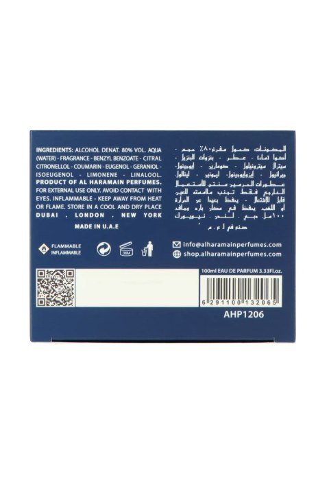 Al Haramain Azure French Collection Edp 100ml