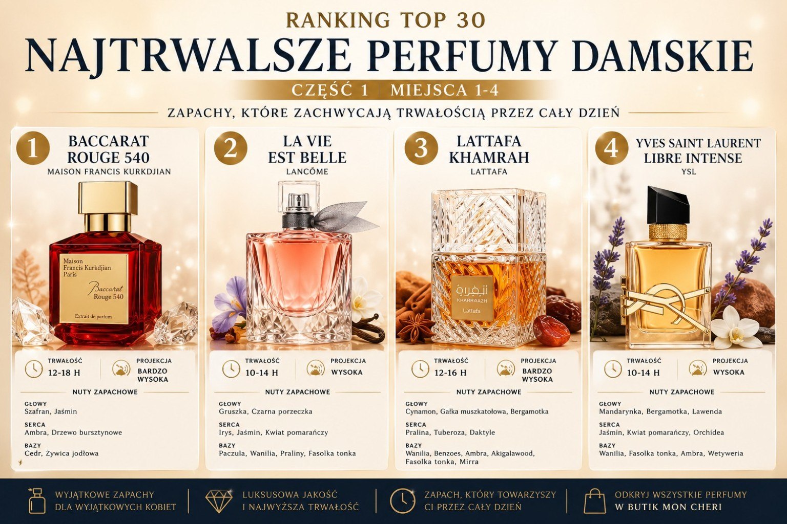 Najtrwalsze perfumy damskie 2026
