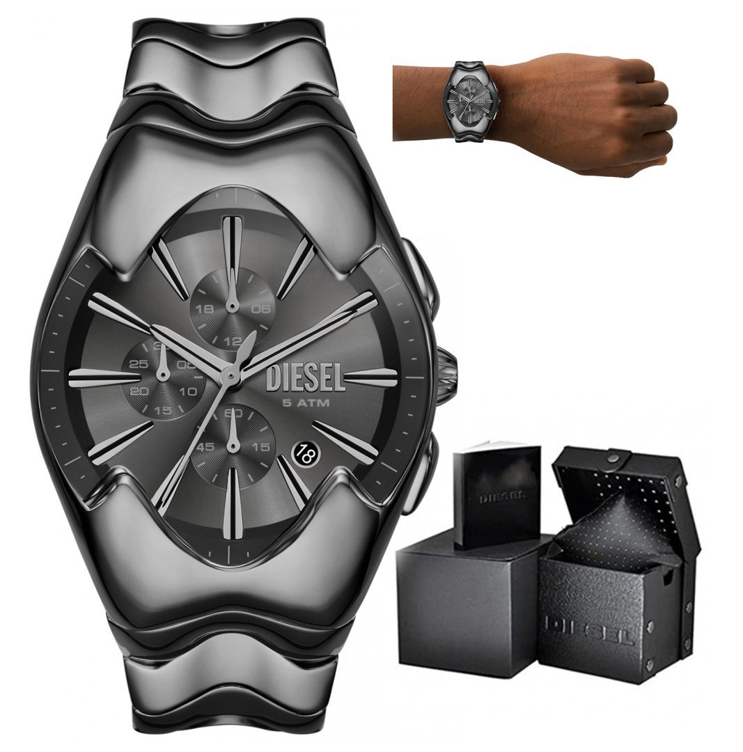 ZEGAREK MĘSKI DIESEL MERCURIAL METAMORPH CHRONOGRAPH DZ4682 + BOX